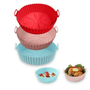 forma silicone air fryer colorida