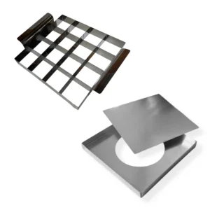 kit-cortador-5x5-brownie-16-pedaços-inox-forma-assadeira-quadrada-fundo-removivel-alumínio